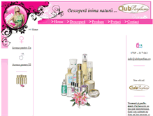 Tablet Screenshot of clubparfum.ro